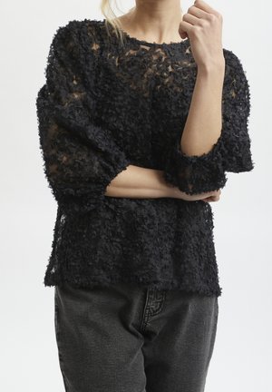 Blus - mottled black