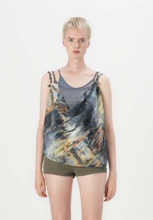 SUPER COWL TWISTED STRAPS - Top - multi-coloured