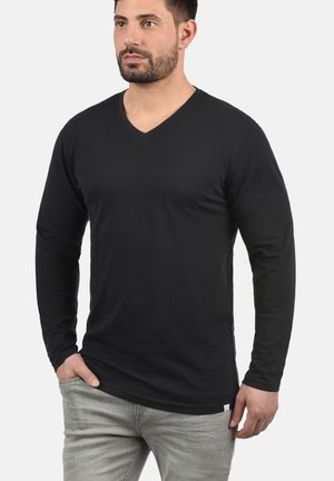 BEDA - Maglietta a manica lunga - black