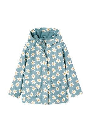 Vertbaudet, VERTBAUDET MÄDCHEN REGENJACKE MIT KAPUZE UND PRINT - Waterproof jacket - grün
