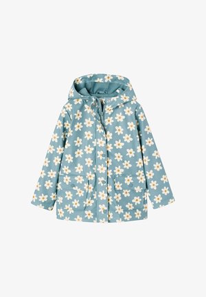 Vertbaudet, VERTBAUDET MÄDCHEN REGENJACKE MIT KAPUZE UND PRINT - Waterproof jacket - grün