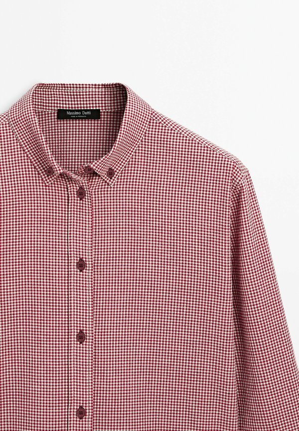 CHECK  - Button-down blouse4