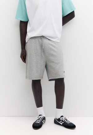 PULL&BEAR JOGGER LOGO - BERMUDA SHORTS - Trainingsbroek - light grey