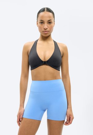 Stronger FRONT CLOSURE BRA - Sutien sport cu susținere scăzută - black