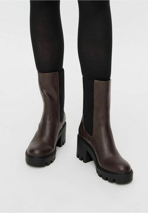 Bianco, Bottines à plateau - dark brown