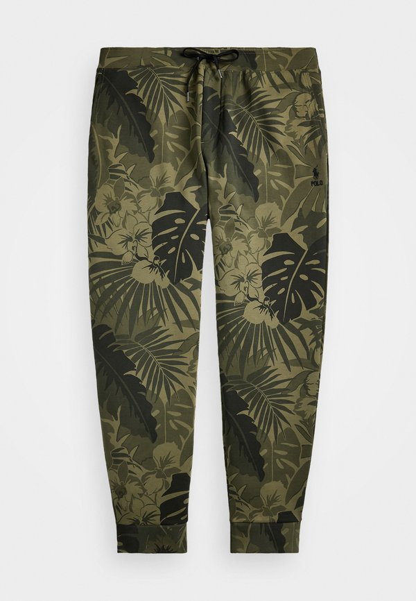 PALM-CAMO DOUBLE-KNIT JOGGER PANT - Tracksuit bottoms - olive4