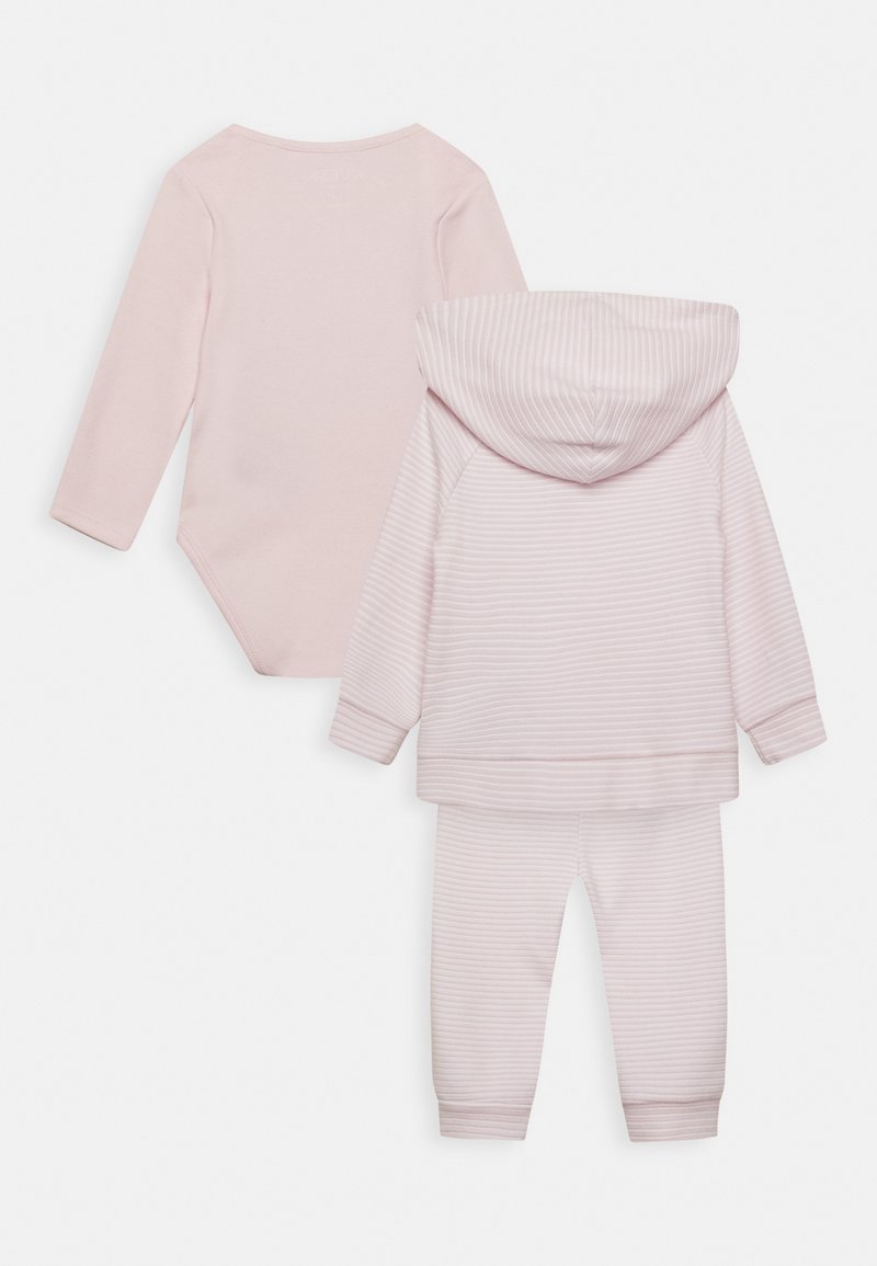 Kinder Shirts & Tops | Guess NEWBORN SET UNISEX Sweatjacke micro stripe white/rosa - RW16555 Kinder Shirts & Tops | Guess NEWBORN SET UNISEX Sweatjacke micro stripe white/rosa - RW16555