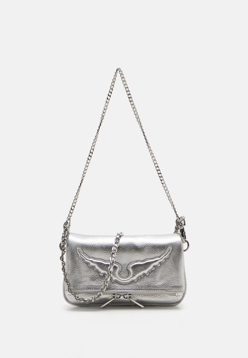 Zadig & Voltaire ROCK NANO WINGS  - Cross body bag - silver-coloured