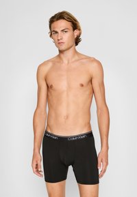 Calvin Klein Underwear 3 PACK  - Ozke boksarice - black/ash/mediterranea