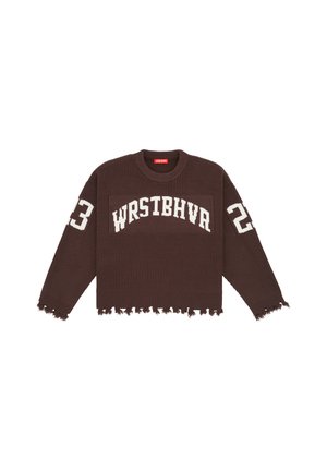 WRSTBHVR, WRSTBHVR SWEATER TOVE SWEATER - Pullover - chocolate brown