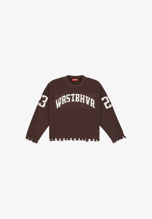 WRSTBHVR, WRSTBHVR SWEATER TOVE SWEATER - Pullover - chocolate brown