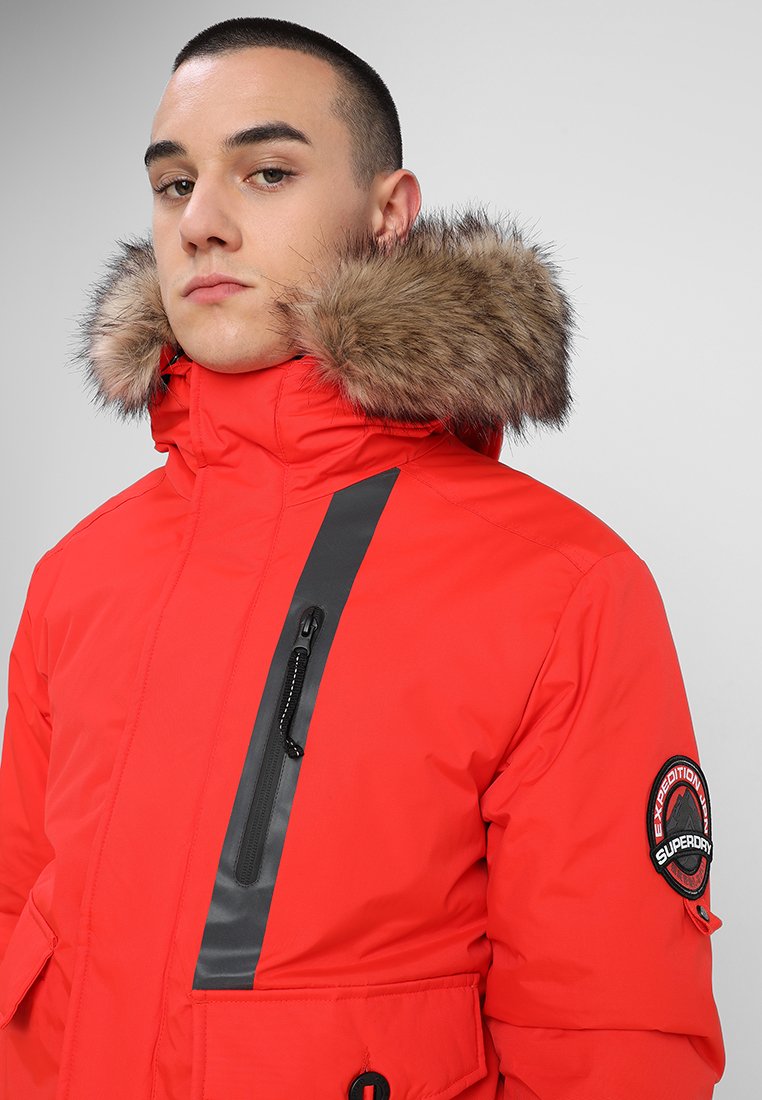 Superdry EVEREST Veste d'hiver bold orangeorange Blouson homme Superdry Everest Bomber rouge orange