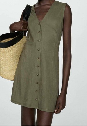 Robe chemise - khaki