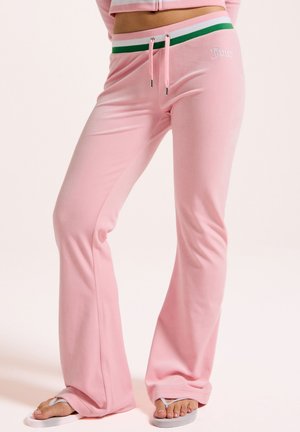 CHRISTINE STRIP - Tracksuit bottoms - juicy pink