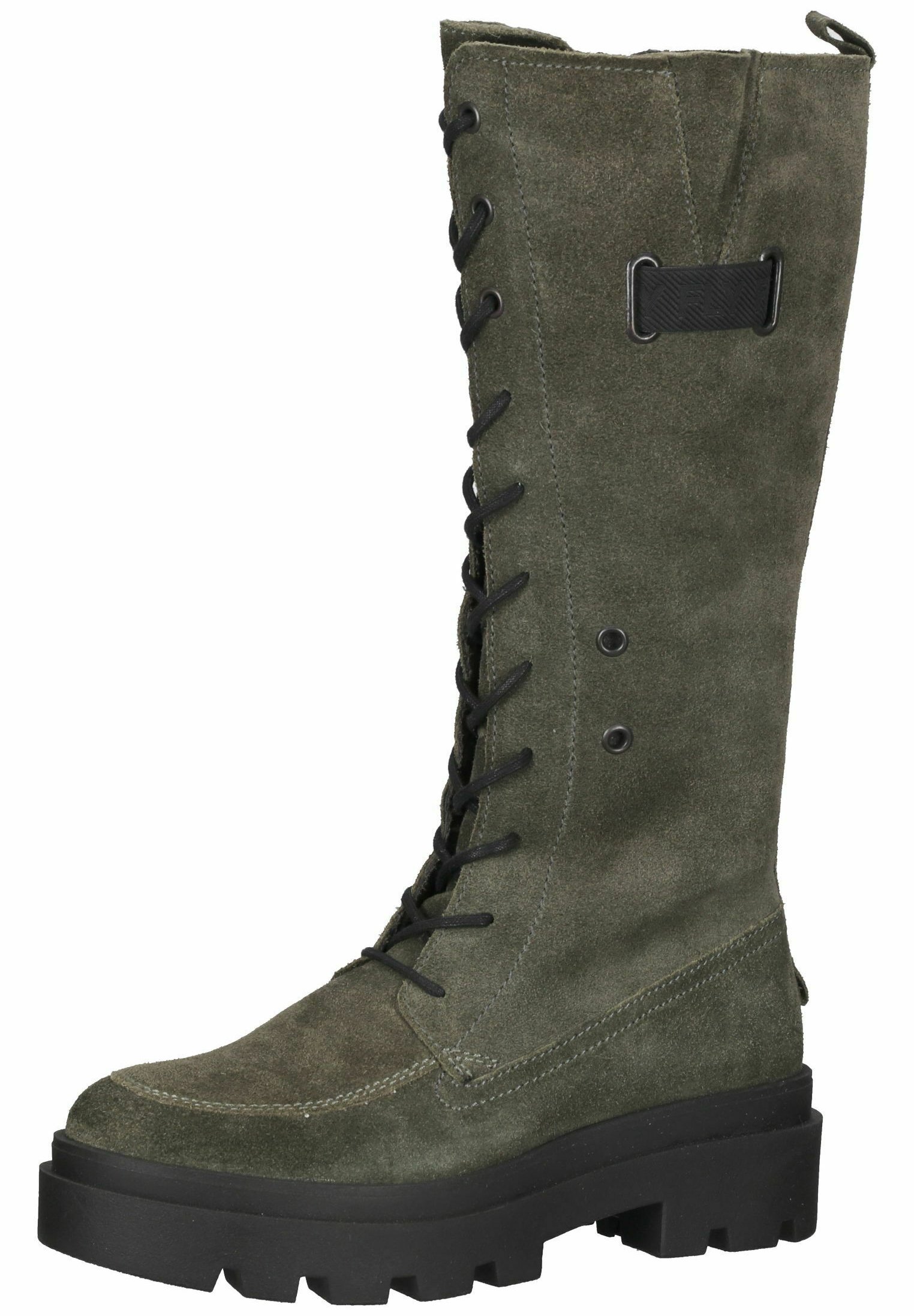 Fly London Laarzen - military/donkergroen - Zalando.nl