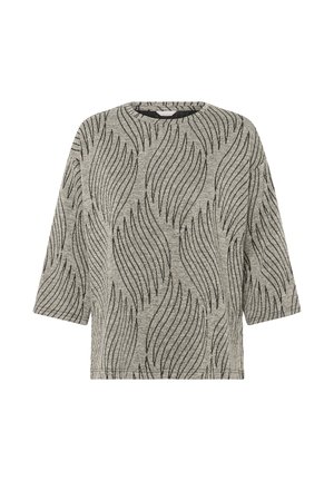 SMILLA JAQUARD - Camicetta - feather gray mel big leafs