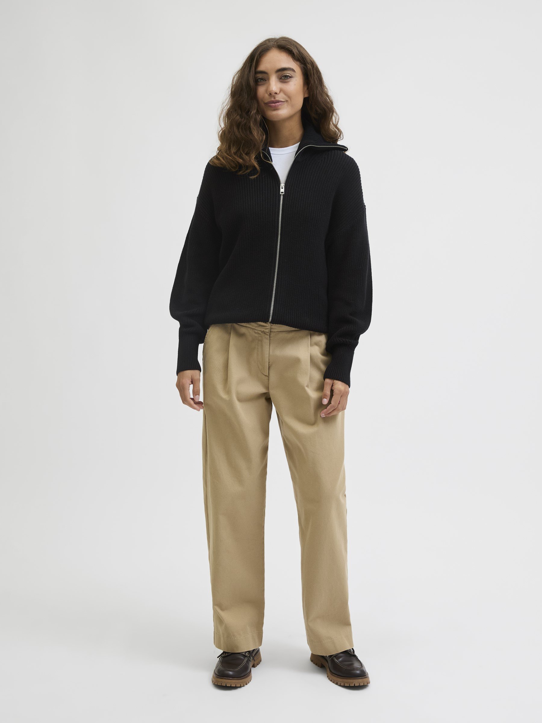 JJXX Zip Sweat JXADELINE Zip Sweat - Cardigan - black - Zalando.co.uk