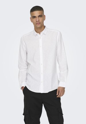 Only & Sons ONSCAIDEN SOLID SHIRT - Marškiniai - white