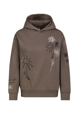 Eight 2 Nine, EIGHT 2 NINE SWEAT HOODIE BESTICKT - Hoodie - brown