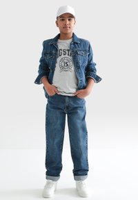 Big Star ISAAM - Sirgete säärtega teksad - blau