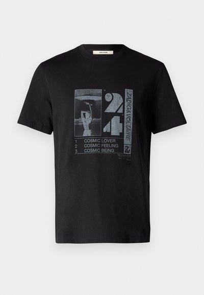 Zadig & Voltaire TED COSMIC POSTE - T-shirts med print - noir