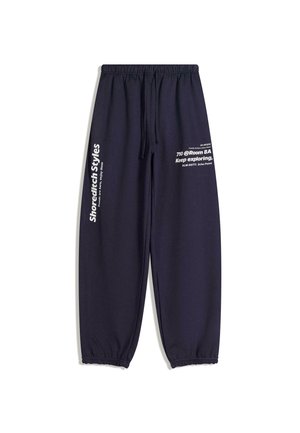 PRINTED JOGGERS  - Tepláky - royal blue
