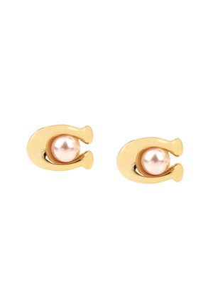 PEARL SIGNATURE C - Earrings - dark pink