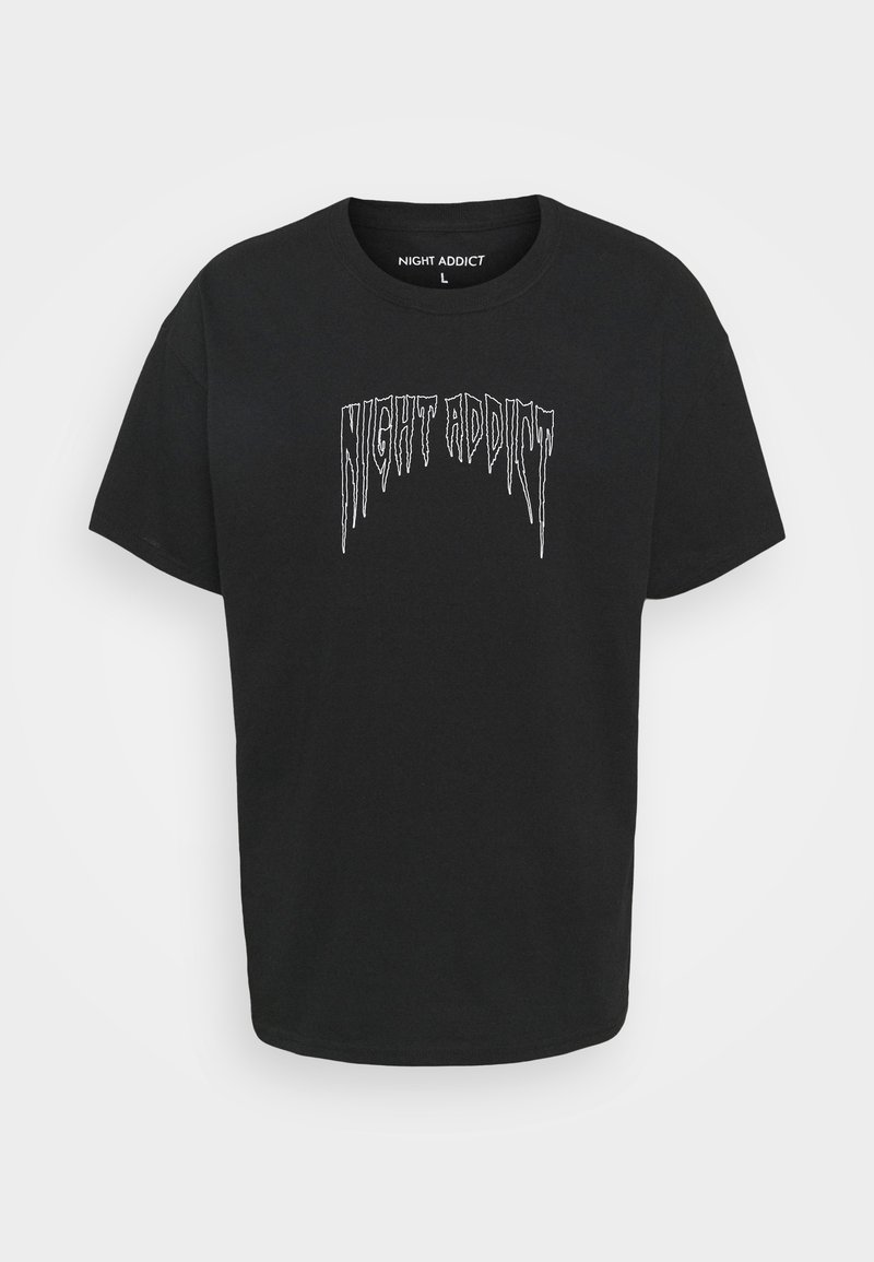 Herren T-Shirts basic | Night Addict T-Shirt print black/schwarz - AK02810 Herren T-Shirts basic | Night Addict T-Shirt print black/schwarz - AK02810