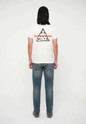 TRIANGLE - T-shirt con stampa - white