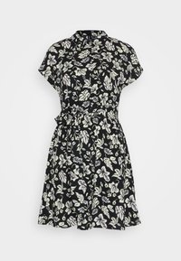 VMNEWHALLIE SHORT DRESS - Rochie tip cămașă - black