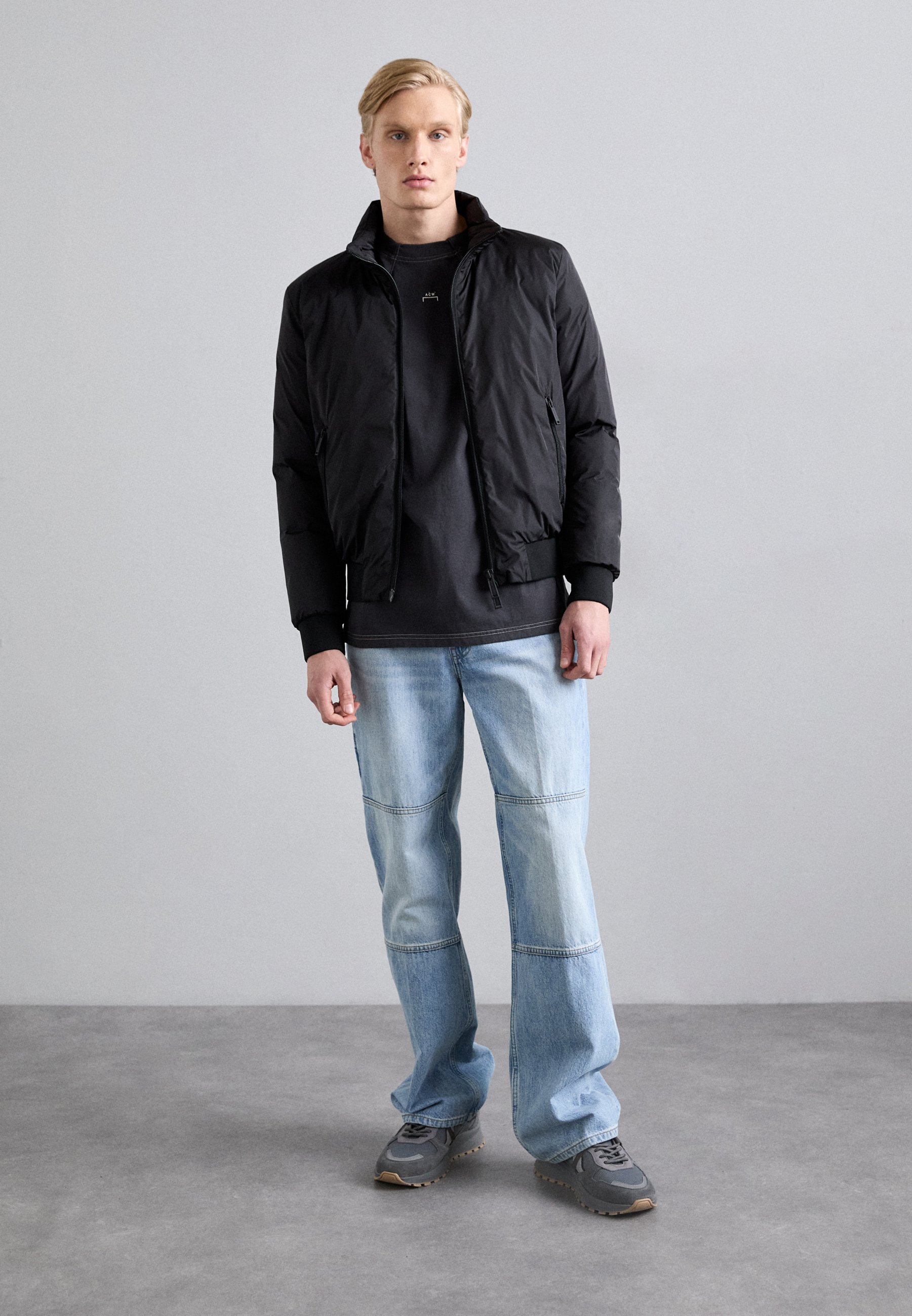 DSQUARED2 ICON PUFF KABAN - Down jacket - black/white/black - Zalando