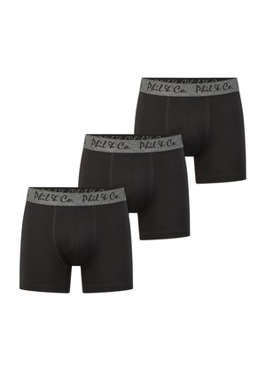 Phil & Co. Berlin, 3-PACK COREPACK - Trunks - black grey