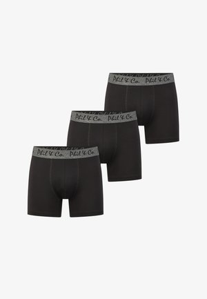 Phil & Co. Berlin, 3-PACK COREPACK - Boxer aderenti - black grey