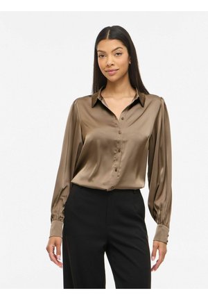 VILA VIENNA RAVENNA L/S BALLOON SHIRT - NOOS - Chemisier - winter twig