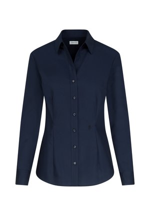 Seidensticker BUSINESS SLIM FIT - Button-down blouse - dunkelblau