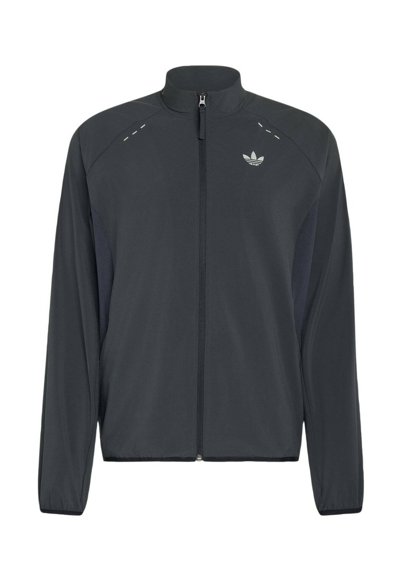 adidas Originals ADIDAS ORIGINALS TECH TREFOIL ESSENTIALS FZ HOOD TRACK TOP  - Light jacket - night grey/grey - Zalando.ie