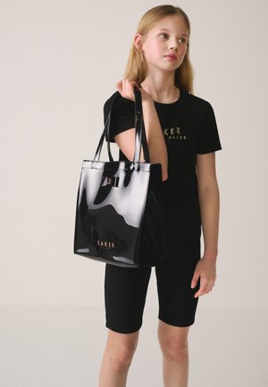 Baker by Ted Baker, BACK TO SCHOOL BOW VINYL ICON - Kandekott - black