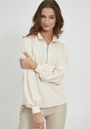 b.young BYPUSTI HALFZIP - Bluza - birch