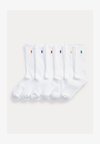 COTTON BLEND CREW SOCK 6 PACK - Calze - white