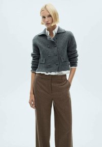 Mango Pantaloni - dark blue