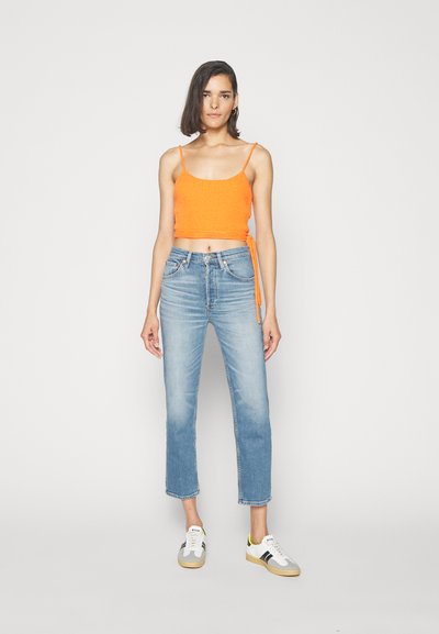 RE/DONE STOVE PIPE - Straight leg jeans - synth fade