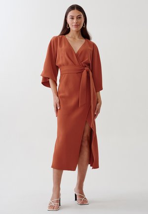 SIGNORA MIDI - Day dress - burnt orange