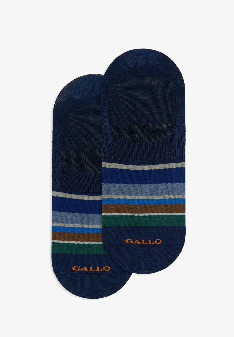 Gallo INVISIBLE WITH STRIPES - Trainer socks - blu