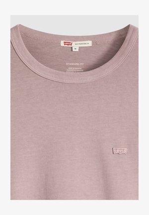 Levi's®, LEVI'S ORIGINAL TEE GARMENT DYE OXBLOOD - T-shirts basic - mineral black pinks