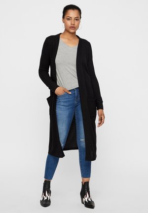 Noisy May MAXI NMCITY - Strickjacke - schwarz