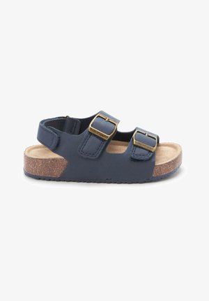 Next CUSHIONED DOUBLE BUCKLE TOUCH FASTENING STANDARD - Babacipők - navy
