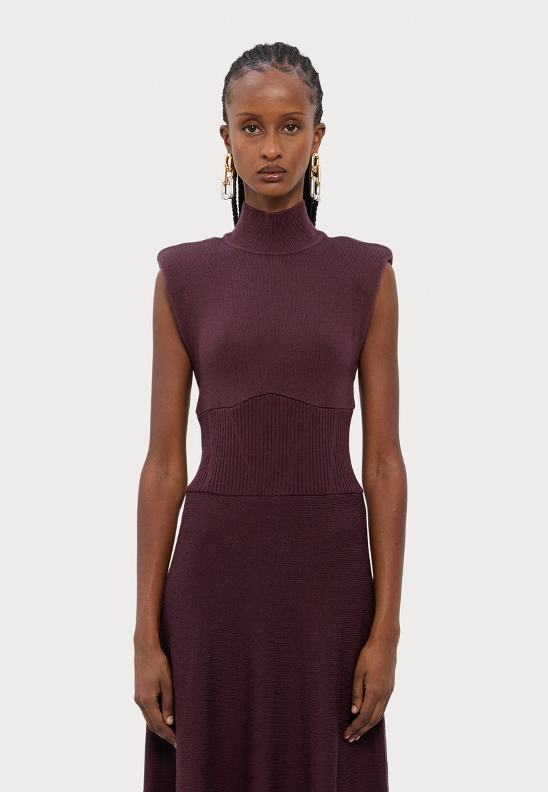 STAUD LAFAYETTE DRESS - Jumper dress - merlot/bordeaux - Zalando