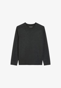 Unselected, dark grey melange