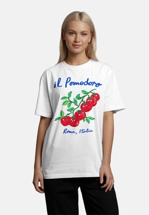 IL POMODORO  - Print T-shirt - white