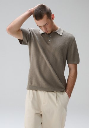 Next, REGULAR FIT - TEXTURED 2 PACK - Polo - blue/brown